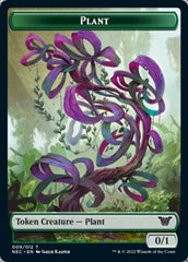 Plant // Treasure Double-Sided Token [Kamigawa: Neon Dynasty Commander Tokens] | Total Play