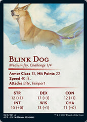 Blink Dog Art Card [Dungeons & Dragons: Adventures in the Forgotten Realms Art Series] | Total Play