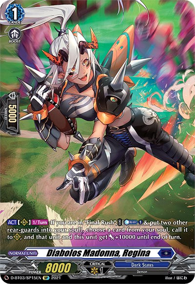 Diabolos Madonna, Regina (D-BT03/SP15EN) [Advance of Intertwined Stars] | Total Play