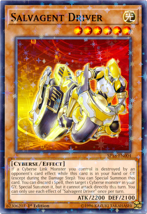 Salvagent Driver [SP18-EN004] Starfoil Rare | Total Play