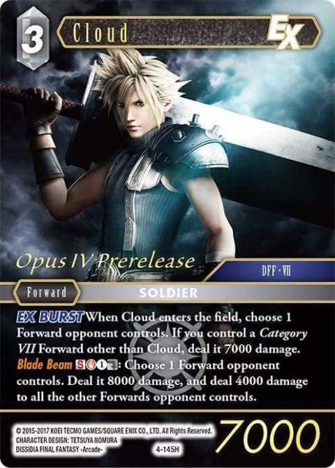 Cloud EX [Opus IV Promo Cards] | Total Play
