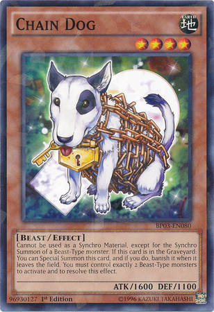 Chain Dog [BP03-EN080] Shatterfoil Rare | Total Play