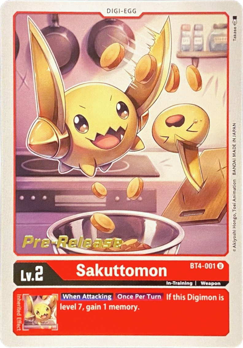 Sakuttomon [BT4-001] [Great Legend Pre-Release Promos] | Total Play