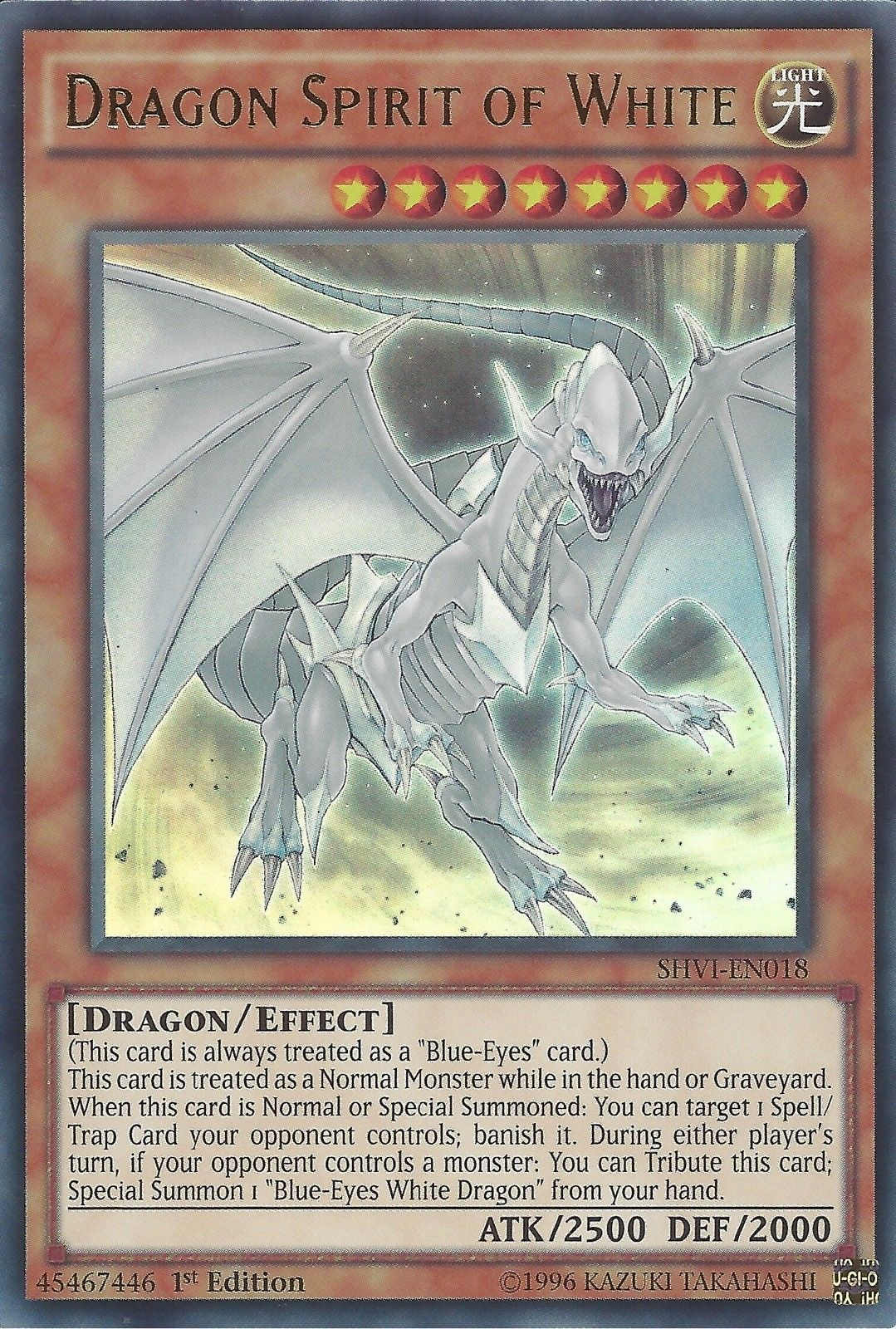 Dragon Spirit of White [SHVI-EN018] Ultra Rare | Total Play