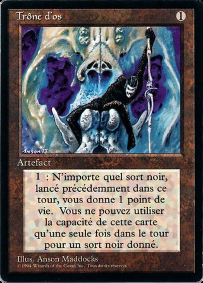 Throne of Bone [Foreign Black Border] | Total Play