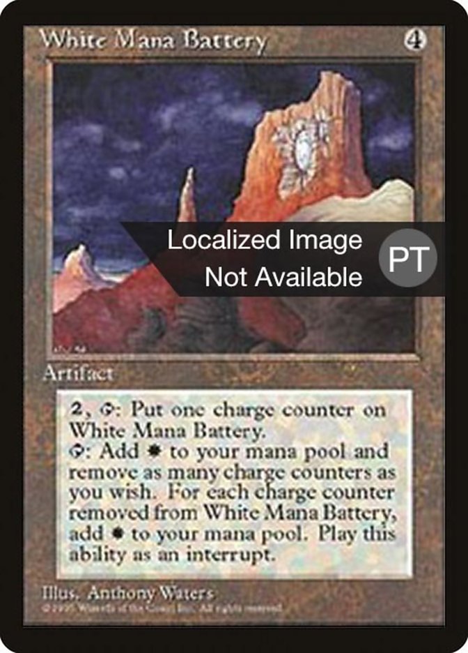 White Mana Battery [Fourth Edition (Foreign Black Border)] | Total Play