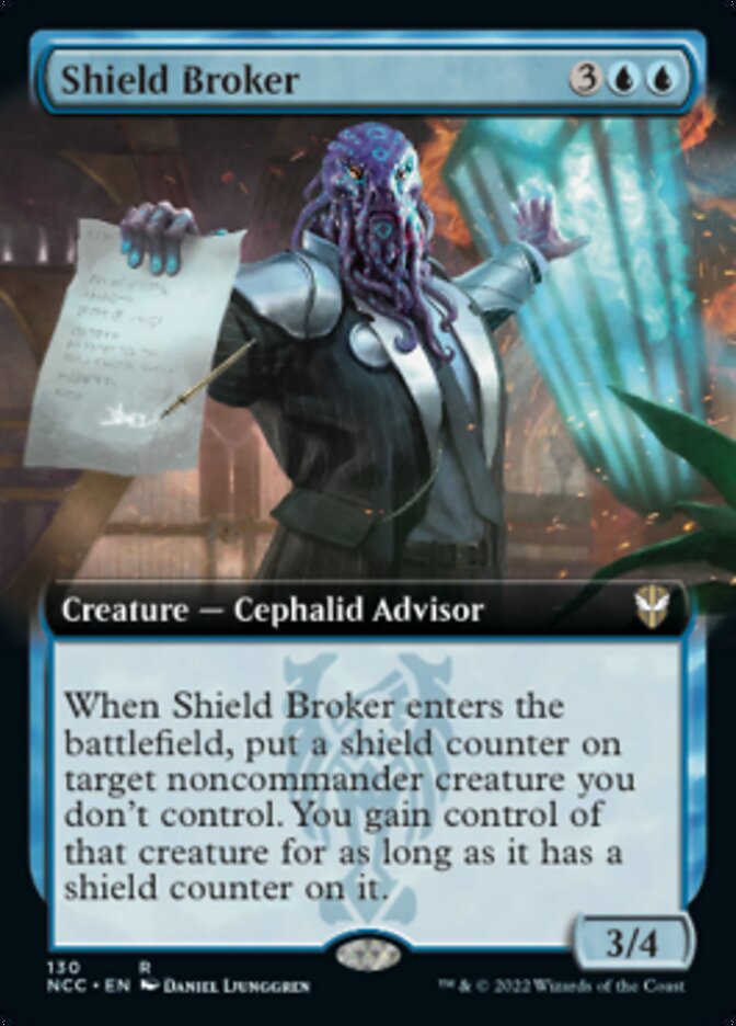 Shield Broker (Extended Art) [Streets of New Capenna Commander] | Total Play