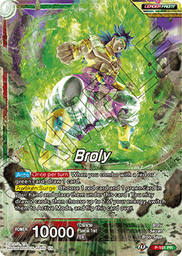 Broly // Broly, Surge of Brutality (Gold Stamped) (P-181) [Mythic Booster] | Total Play