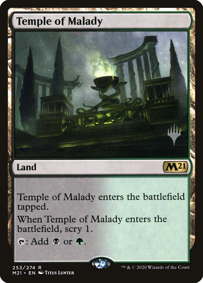 Temple of Malady (Promo Pack) [Core Set 2021 Promos] | Total Play