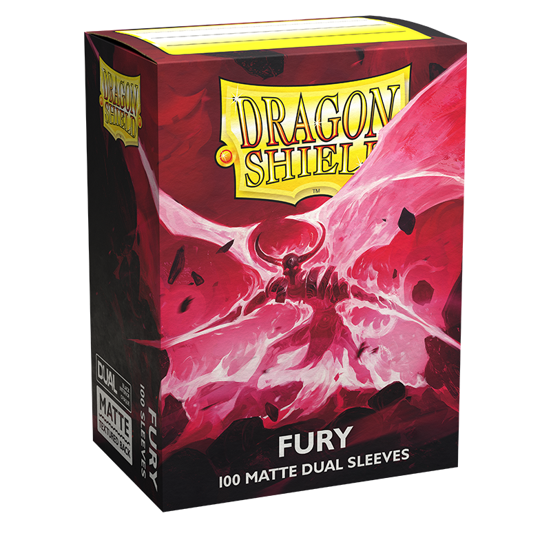 Dragon Shield: Standard 100ct Sleeves - Fury (Dual Matte) | Total Play