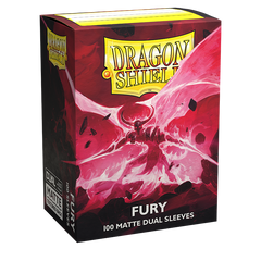 Dragon Shield: Standard 100ct Sleeves - Fury (Dual Matte) | Total Play