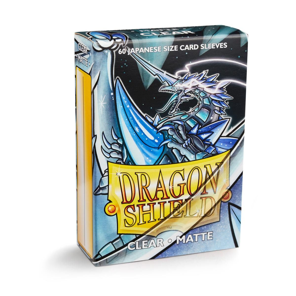 Dragon Shield: Japanese Size 60ct Sleeves - Clear (Matte) | Total Play