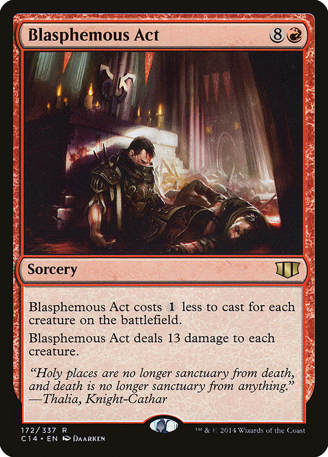 Blasphemous Act [Commander 2014] | Total Play