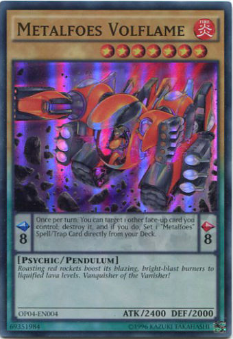 Metalfoes Volflame [OP04-EN004] Super Rare | Total Play