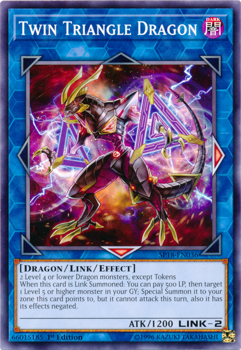 Twin Triangle Dragon [SP18-EN036] Common | Total Play