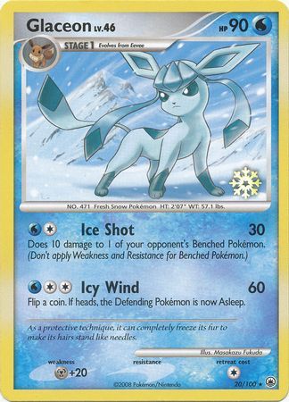 Glaceon (20/100) [Countdown Calendar Promos] | Total Play