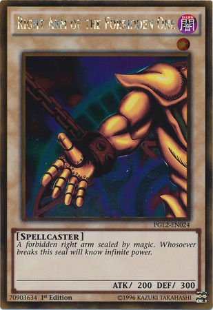 Right Arm of the Forbidden One [PGL2-EN024] Gold Rare | Total Play
