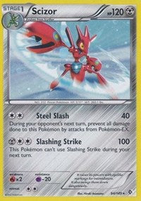 Scizor (94/149) (Cosmos Holo) (Blister Exclusive) [Black & White: Boundaries Crossed] | Total Play