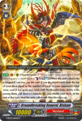 Groundbreaking General, Bisham (G-BT09/065EN) [Divine Dragon Caper] | Total Play