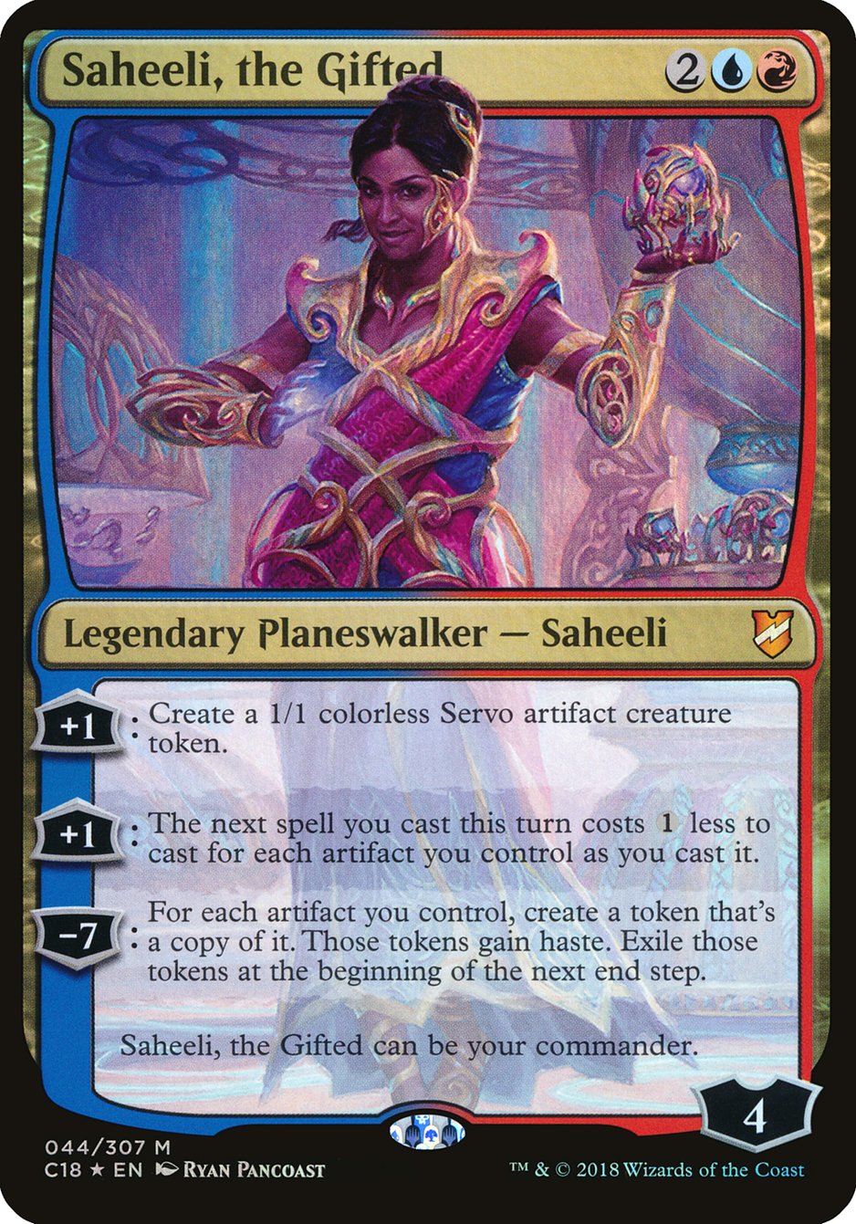 Saheeli, the Gifted (Oversized) [Commander 2018 Oversized] | Total Play