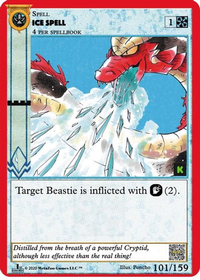 Ice Spell [Cryptid Nation: Kickstarter Edition] | Total Play