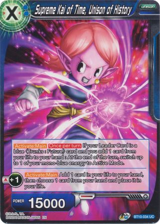 Supreme Kai of Time, Unison of History (BT10-034) [Rise of the Unison Warrior] | Total Play