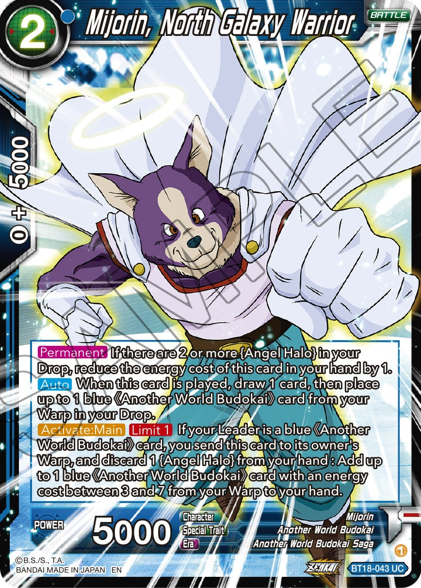 Mijorin, North Galaxy Warrior (BT18-043) [Dawn of the Z-Legends] | Total Play