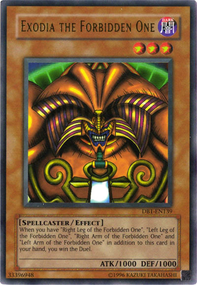 Exodia the Forbidden One [DB1-EN139] Ultra Rare | Total Play