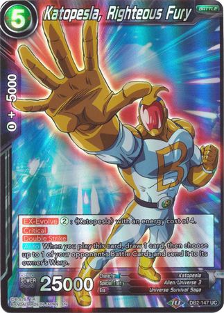 Katopesla, Righteous Fury (Reprint) (DB2-147) [Battle Evolution Booster] | Total Play