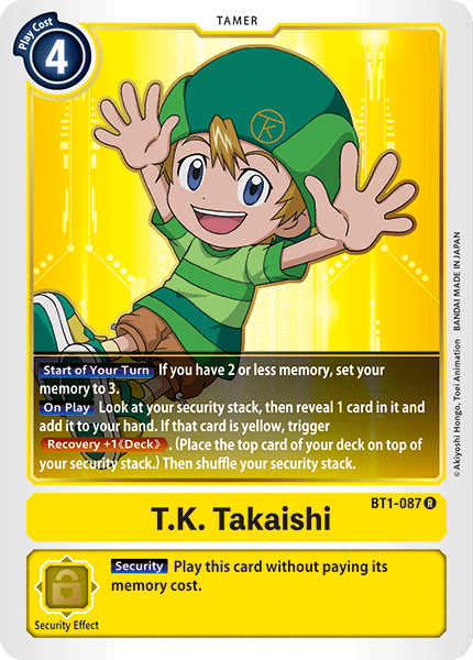 T.K. Takaishi [BT1-087] [Release Special Booster Ver.1.0] | Total Play