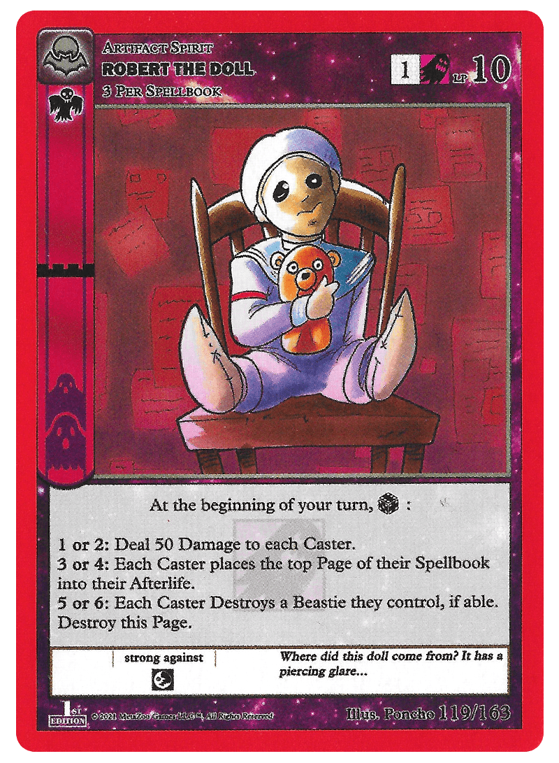 Robert The Doll [Cryptid Nation: Nightfall First Edition] | Total Play