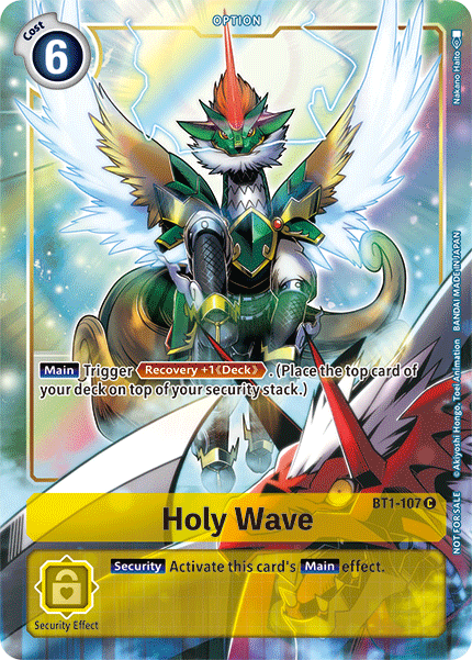 Holy Wave [BT1-107] (Dash Pack) [Release Special Booster Ver.1.5 Promos] | Total Play