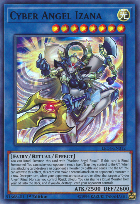 Cyber Angel Izana [LED4-EN012] Super Rare | Total Play