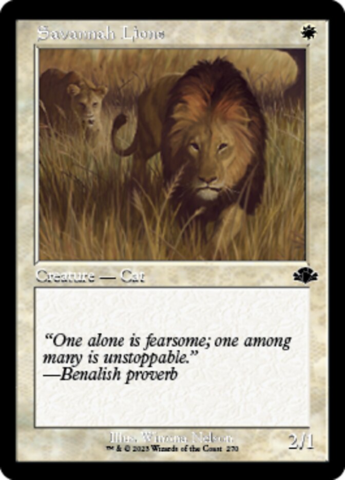 Savannah Lions (Retro) [Dominaria Remastered] | Total Play