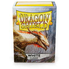Dragon Shield: Standard 100ct Sleeves - White (Classic) | Total Play