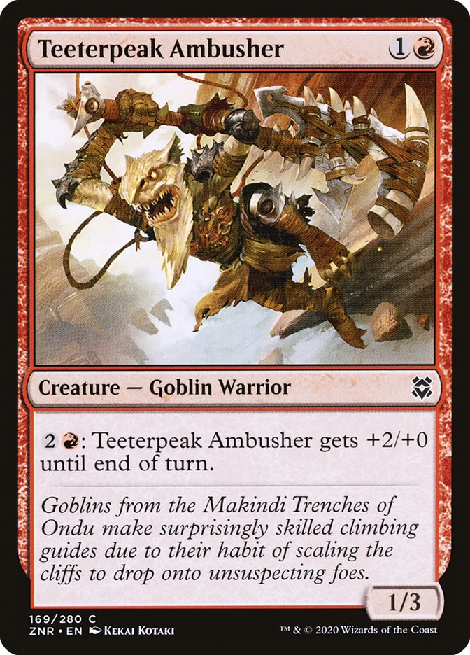 Teeterpeak Ambusher [Zendikar Rising] | Total Play