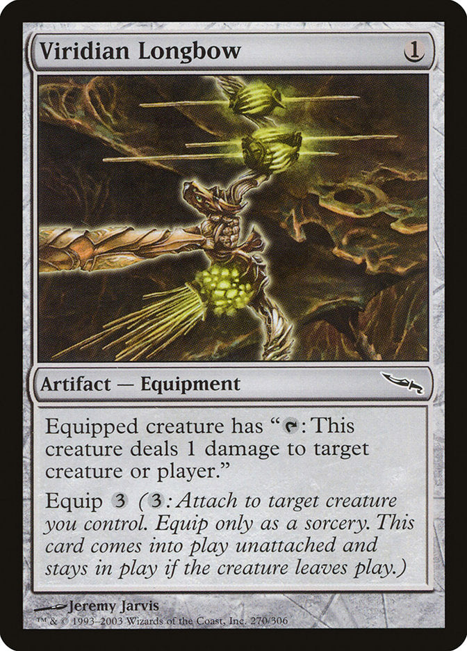 Viridian Longbow [Mirrodin] | Total Play