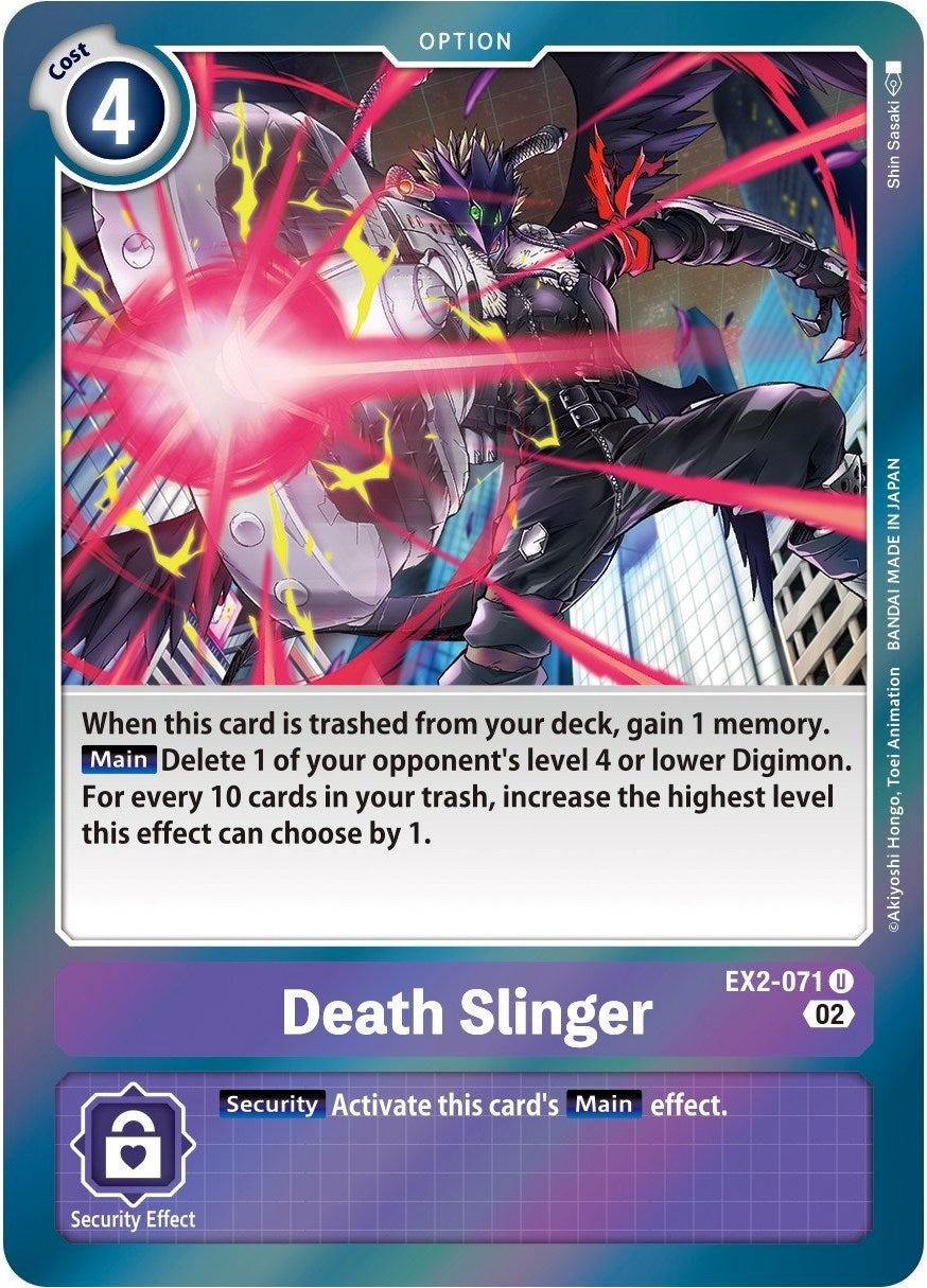 Death Slinger [EX2-071] (Alternate Art) [Starter Deck: Beelzemon Advanced Deck Set] | Total Play