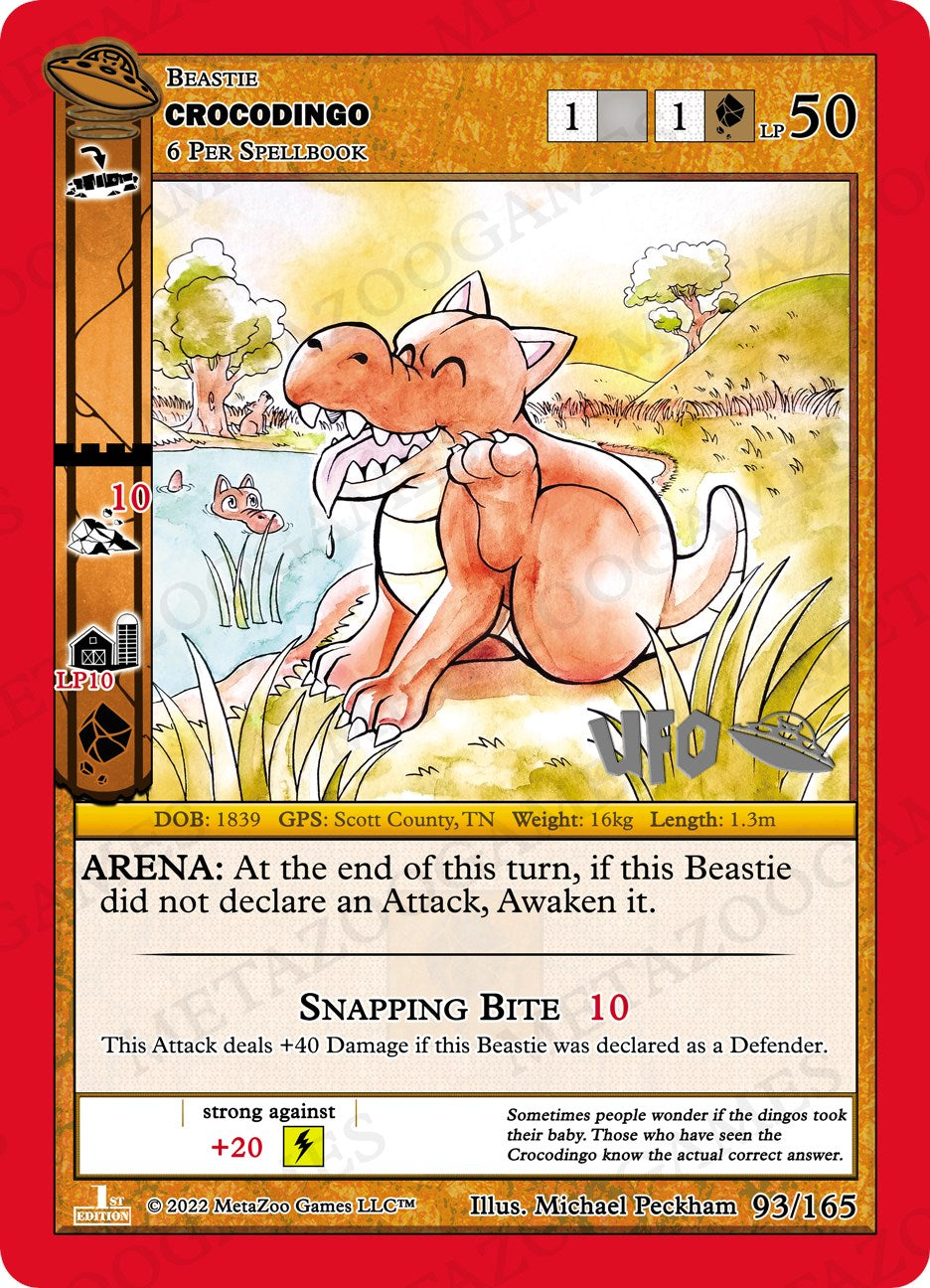 Crocodingo [Cryptid Nation: UFO First Edition Spoiler Pack] | Total Play