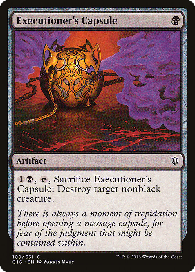 Executioner's Capsule [Commander 2016] | Total Play
