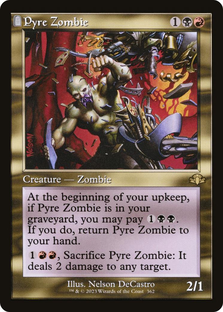 Pyre Zombie (Retro) [Dominaria Remastered] | Total Play