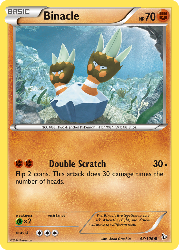 Binacle (48/106) [XY: Flashfire] | Total Play