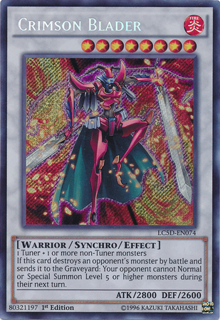 Crimson Blader [LC5D-EN074] Secret Rare | Total Play