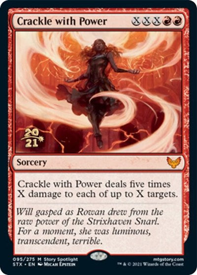 Crackle with Power [Strixhaven: School of Mages Prerelease Promos] | Total Play