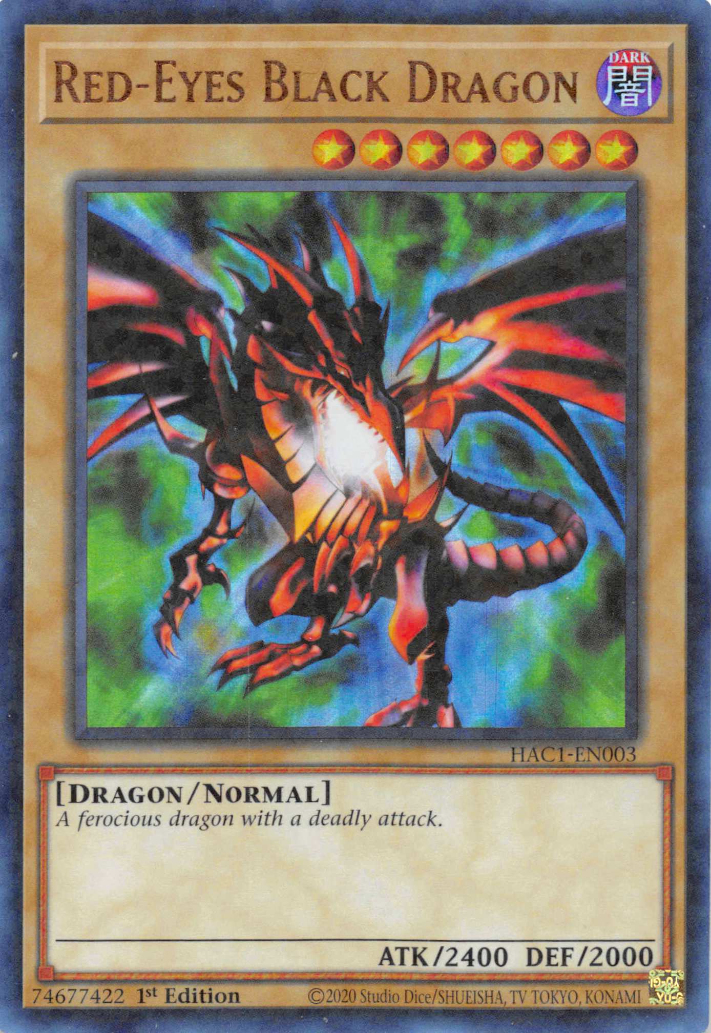 Red-Eyes Black Dragon (Duel Terminal) [HAC1-EN003] Parallel Rare | Total Play