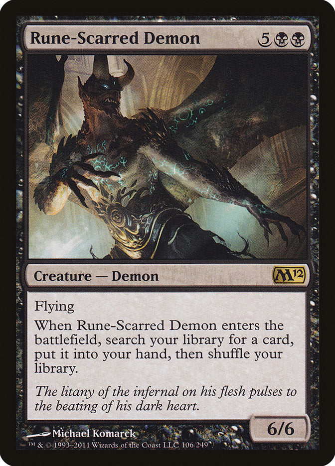 Rune-Scarred Demon [Magic 2012] | Total Play