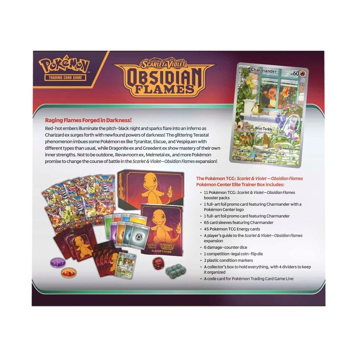 Scarlet & Violet: Obsidian Flames - Elite Trainer Box (Pokemon Center Exclusive) | Total Play