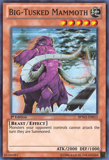 Big-Tusked Mammoth [BPW2-EN013] Super Rare | Total Play