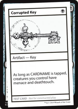 Corrupted Key (2021 Edition) [Mystery Booster Playtest Cards] | Total Play