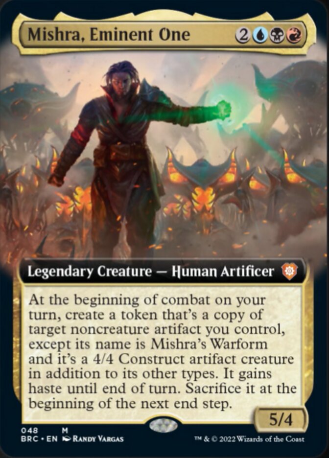 Mishra, Eminent One (Extended Art) [The Brothers' War Commander] | Total Play